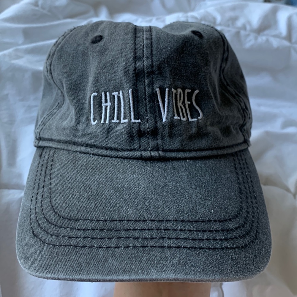 “CHILL VIBES” dad hat